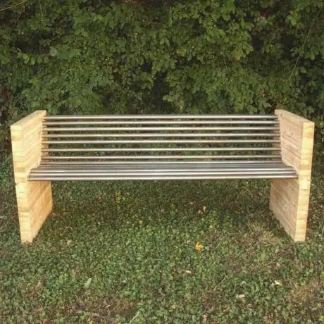 Banc bois/metal Jersey