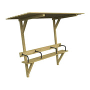 Banc en bois avec ombrelle Londre
