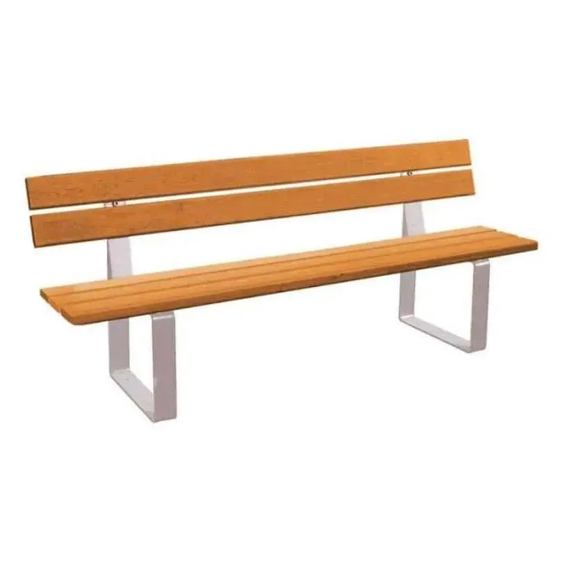 Banc Riga avec structure acier peint sur zinc coloris personnalisable