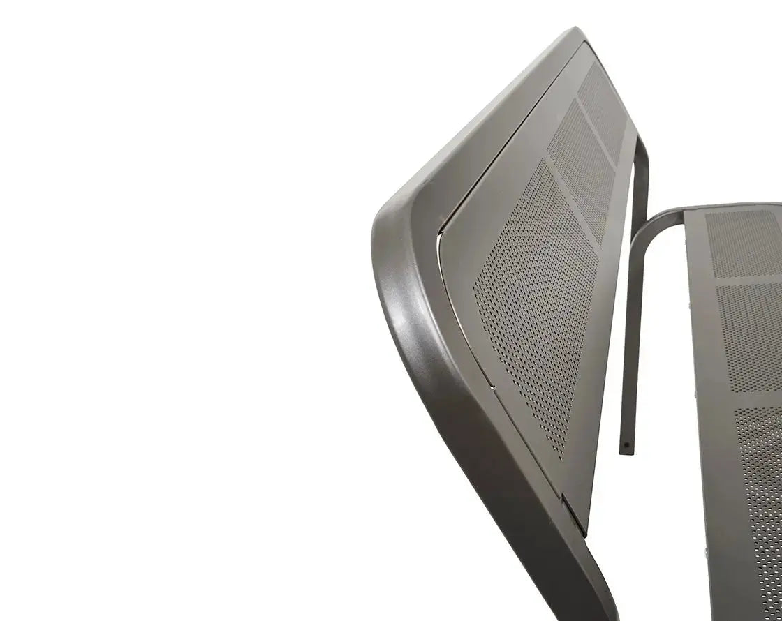 Banc métal conviviale