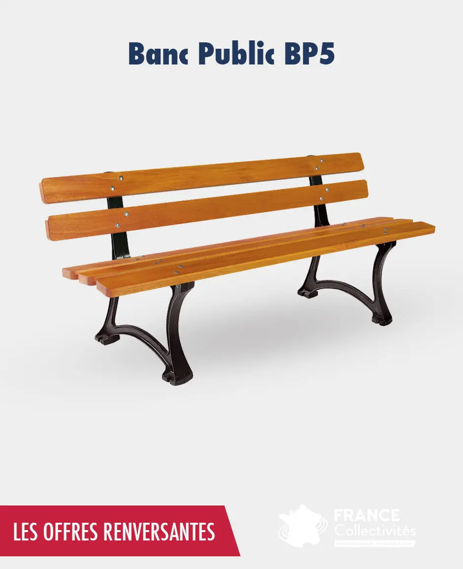 Promo banc bois BP5 france collectivités