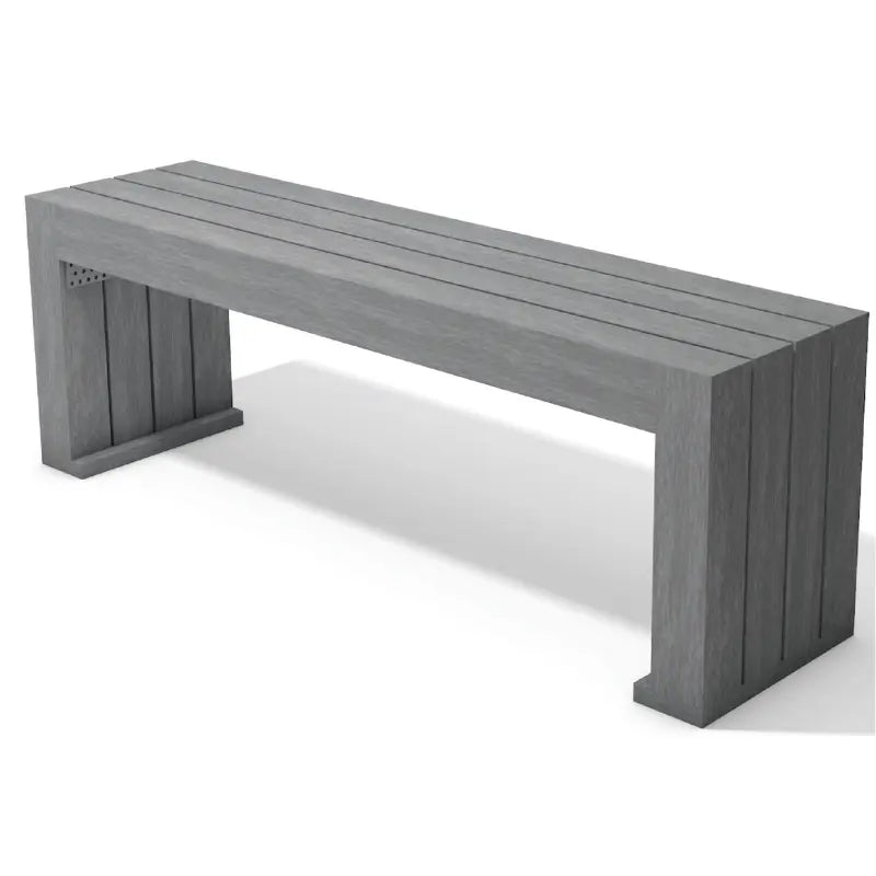 Banquette en plastique recyclé Calero