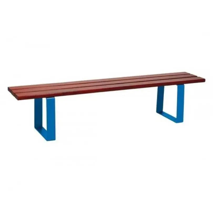 Banc urbain Riga 1800 mm en acier et bois résineux
