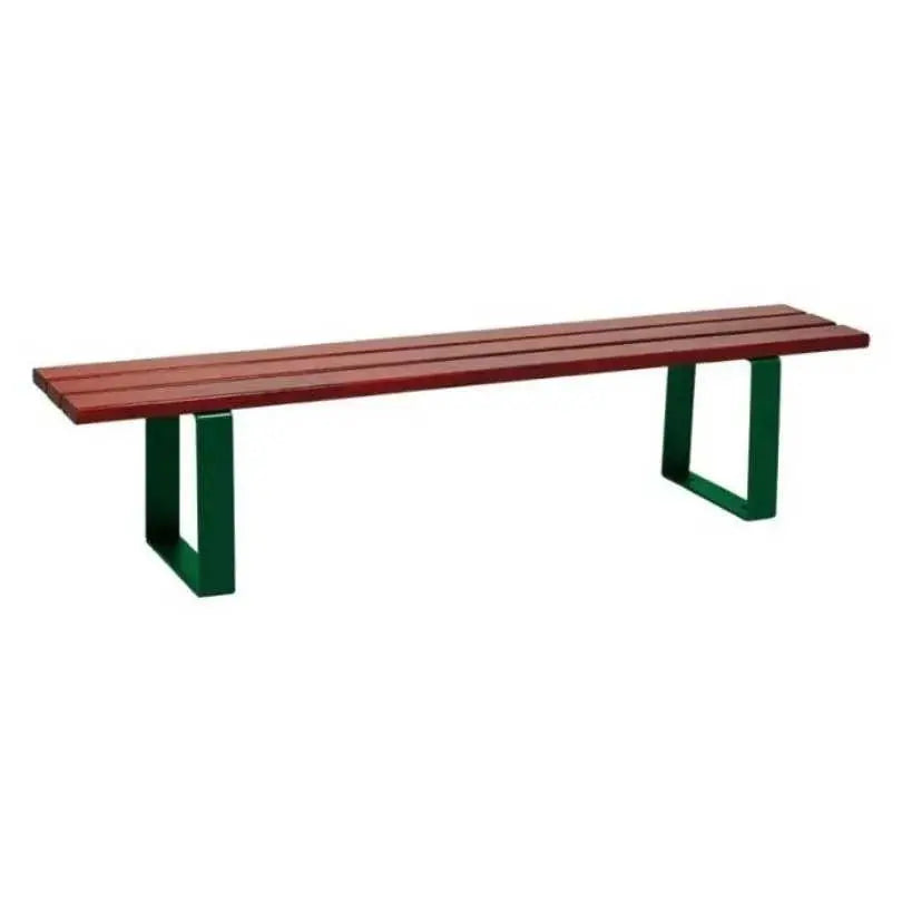 Banquette Riga acier 80 mm et lames bois résineux