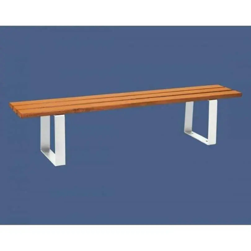 Banc Riga extérieur, fixation sur platines au sol