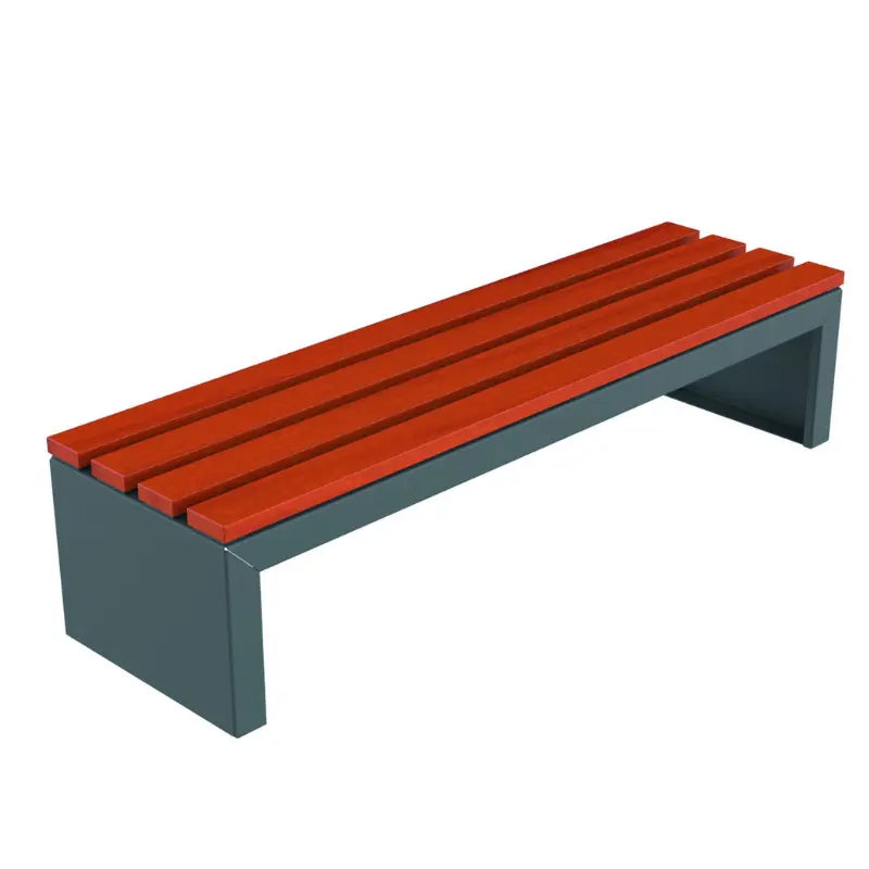 Banquette bois et métal Zeus