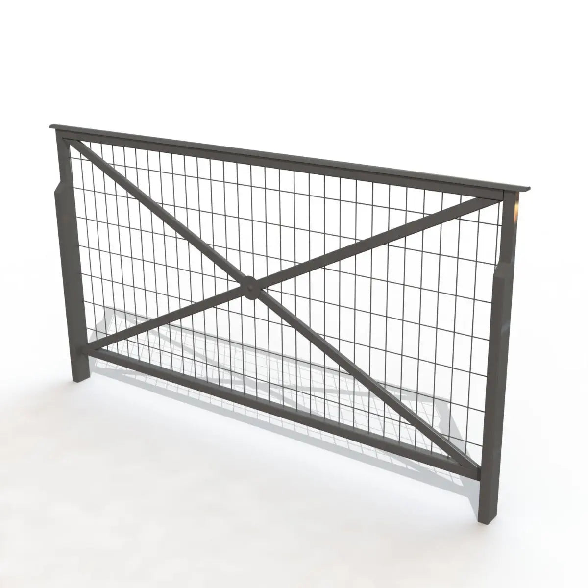 Barrière de ville en acier avec treillis soudé pour protection piétonne