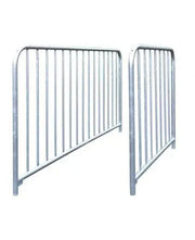 Barrière à barreaux en acier galvanisé longueur 2000 mm pour aménagement urbain
