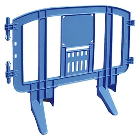 Barrière plastique MOVIT 125 cm avec options réfléchissantes pour forces de l’ordre
