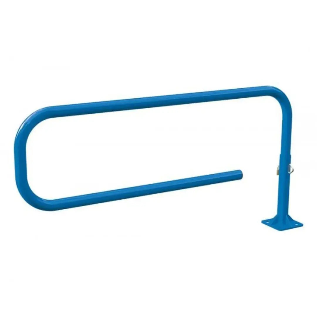 Barrière tournante Trombone peint sur galvanisation avec finition RAL pour voirie et accès
