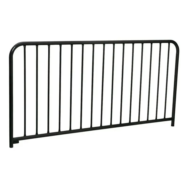 Barrière à barreaux en acier pour séparation et guidage des flux piétons