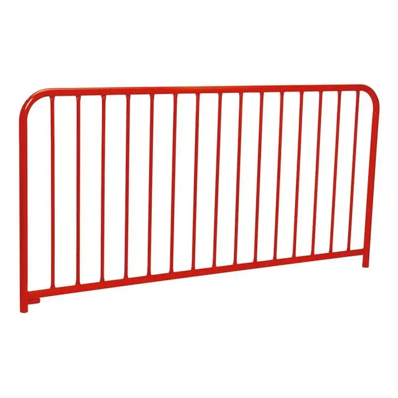 Barrière de ville à barreaux robuste avec structure acier diamètre 35 mm et installation par scellement ou fourreaux
