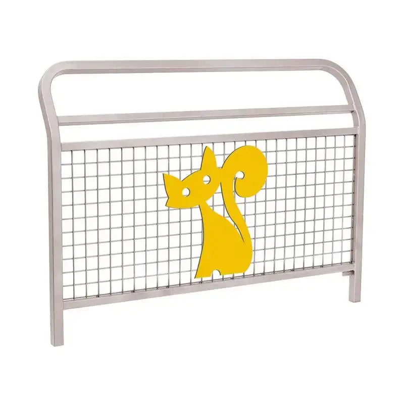 Barrière de ville avec double lisse de protection pour zones fréquentées par les enfants
