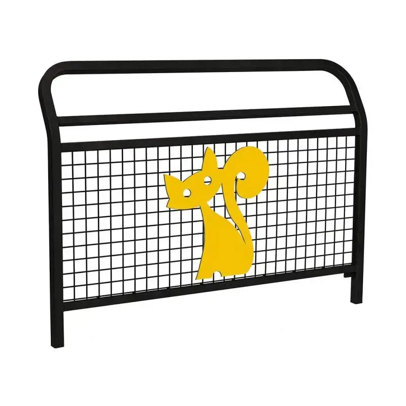 Barrière grillagée de protection piétonne pour trottoirs et sorties d'école