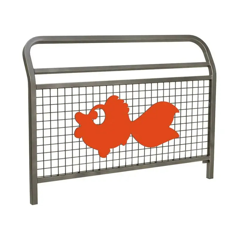 Barrière de ville sécurisée pour enfants avec maillage carré en acier