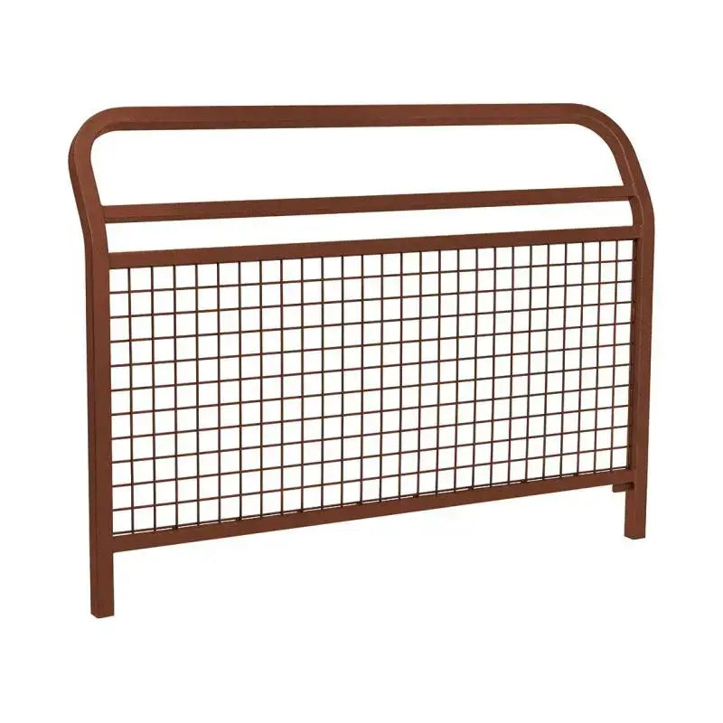 Barrière de ville spéciale école Conviviale avec grillage de protection et double lisse de sécurité pour enfants