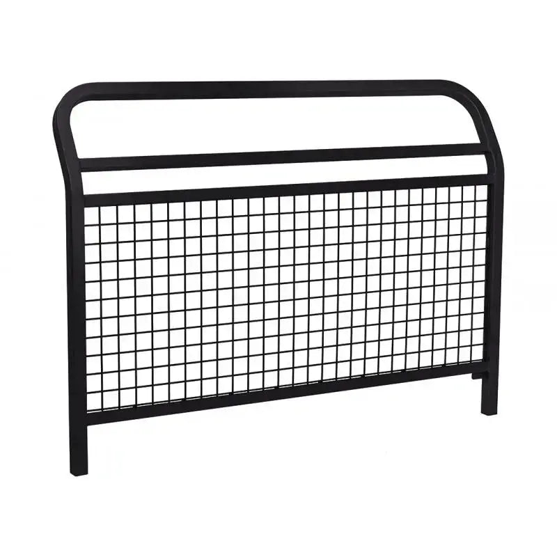 Barrière conviviale grillagée en acier galvanisé pour sécurisation des espaces urbains