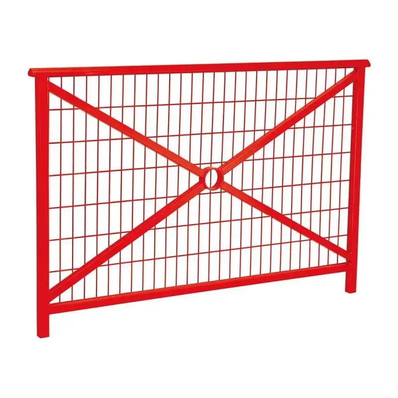 Barrière Lisbonne avec rondelle centrale Ø89 mm et tubes acier 30x30 mm