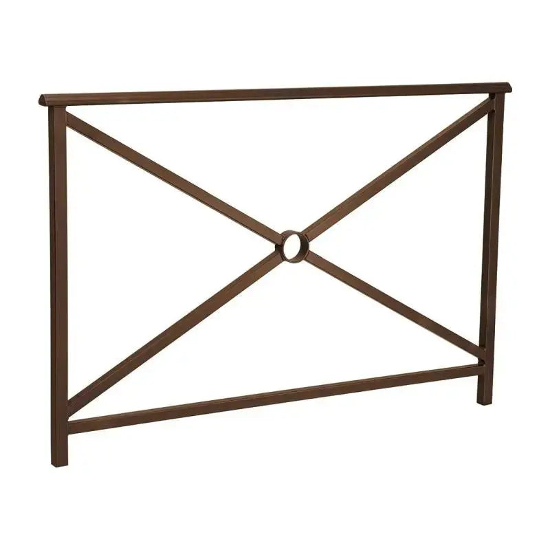 Barrière Lisbonne 1000 mm avec cadre simple croix et finition RAL