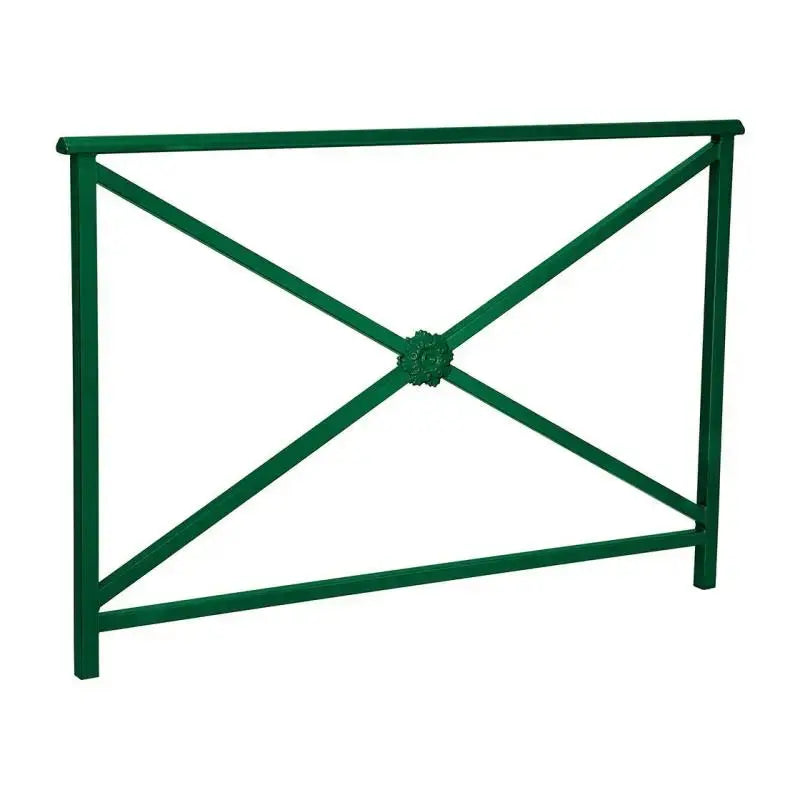 Détail de fabrication de la barrière Lisbonne en tubes acier 35 x 35 mm