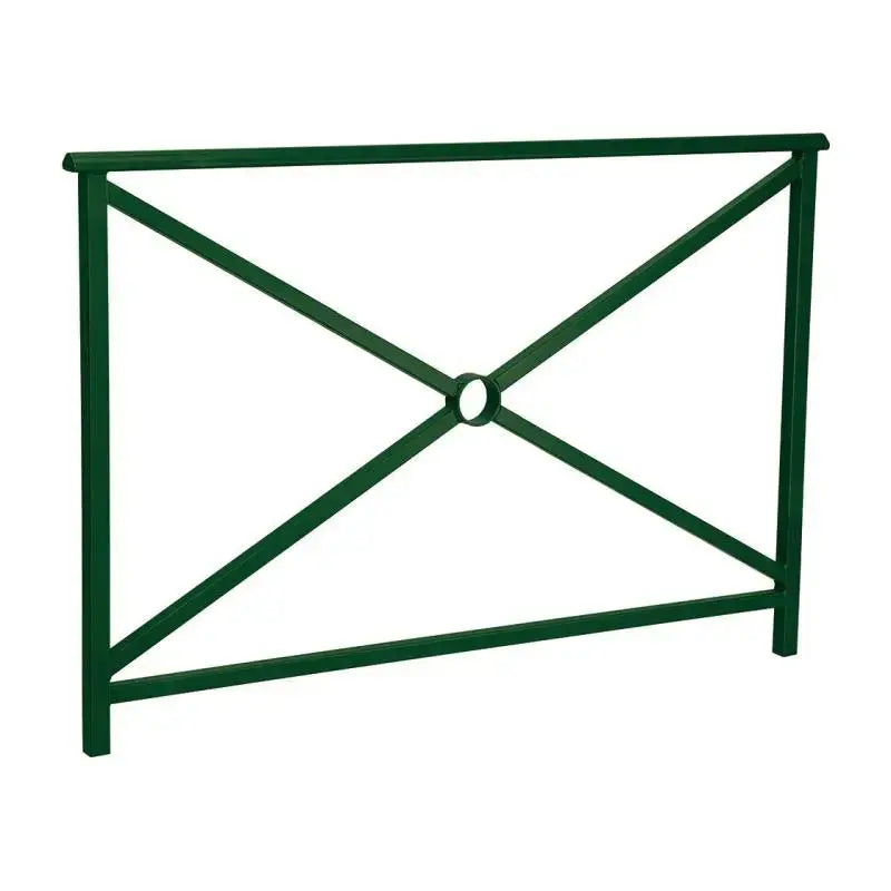 Barrière Lisbonne avec cadre grillagé et tubes acier 25x15 mm