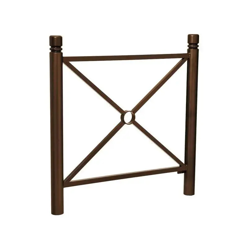 Barrière Province avec pommeau Agora et cadre simple croix