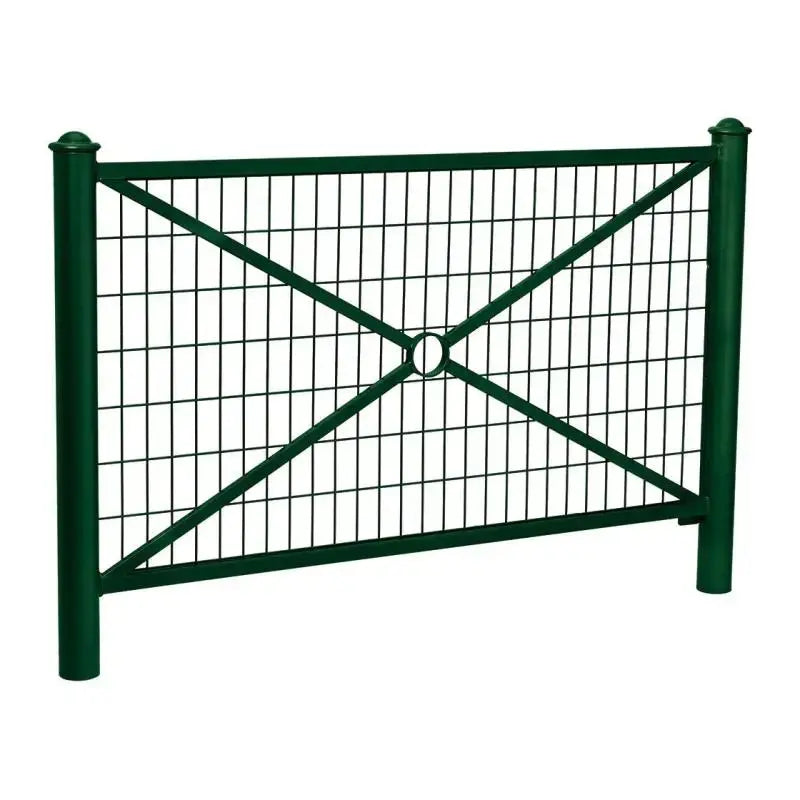 Barrière Province avec cadre simple croix et finition peinture sur zinc
