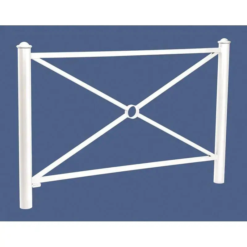 Barrière Province avec pommeau Boule et cadre simple croix