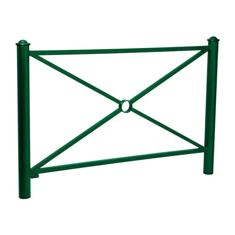 Barrière Province simple croix avec finition anticorrosion pour usage extérieur