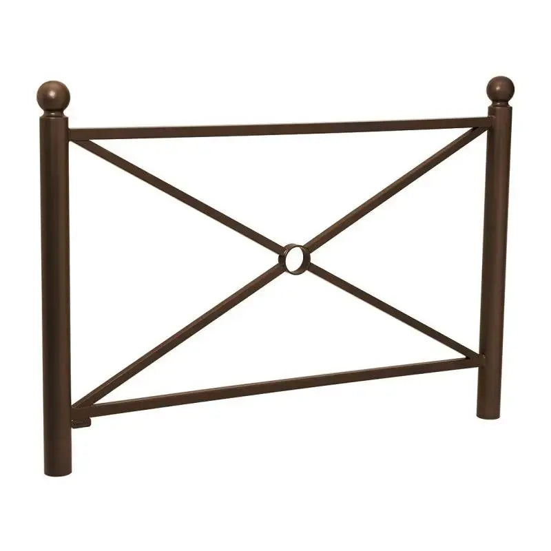 Barrière Province avec pommeau Agora et cadre simple croix