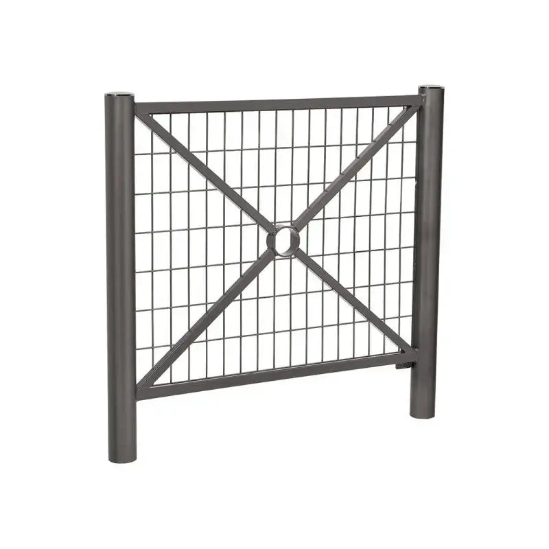 Barrière Province avec cadre simple croix et finition peinture sur zinc