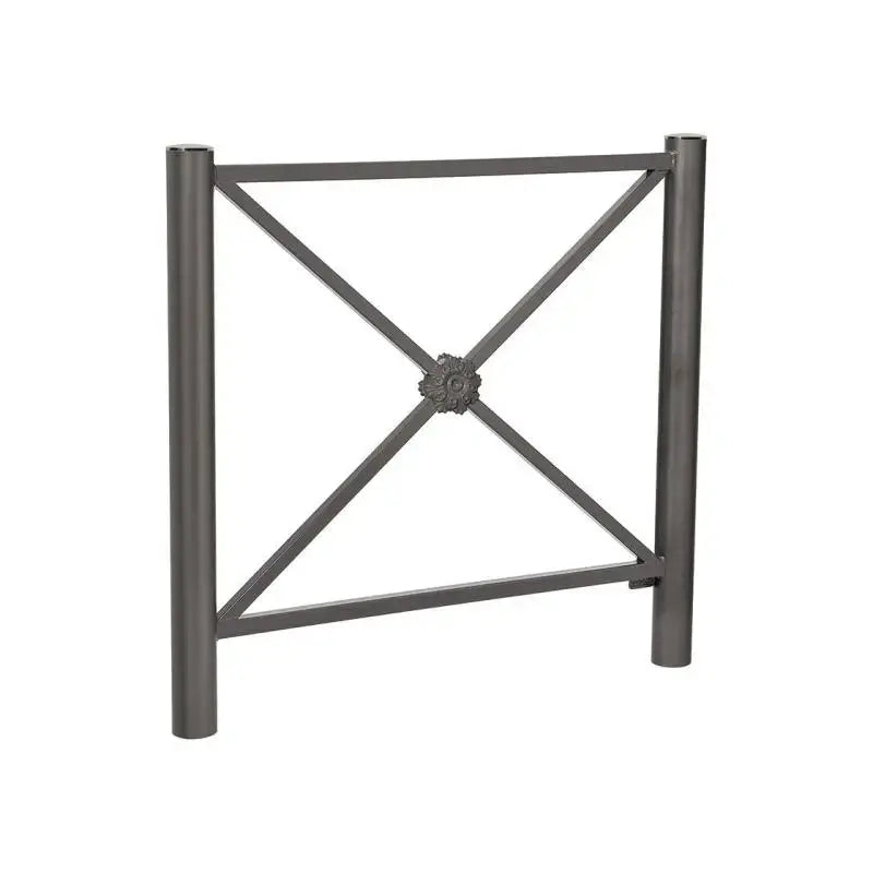 Barrière Province 1072 mm avec cadre simple croix et design classique de voirie
