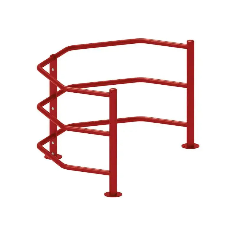 Barrière sélective fixe avec design industriel robuste et finition anticorrosion