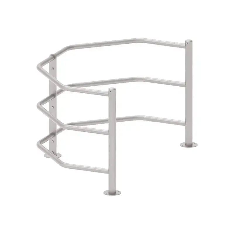 Barrière sélective fixe en configuration urbaine avec deux unités et une barrière carrefour