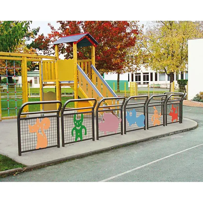 Barrière urbaine Conviviale avec lisse haute renforcée pour la protection des enfants