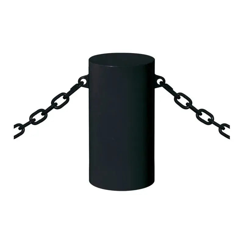 Borne urbaine Barcelone en acier peint sur zinc, design cylindrique moderne