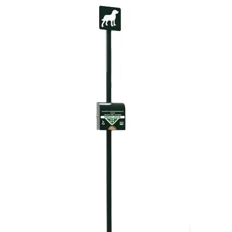 Borne de propreté canine avec distributeur de sacs canins biodégradables