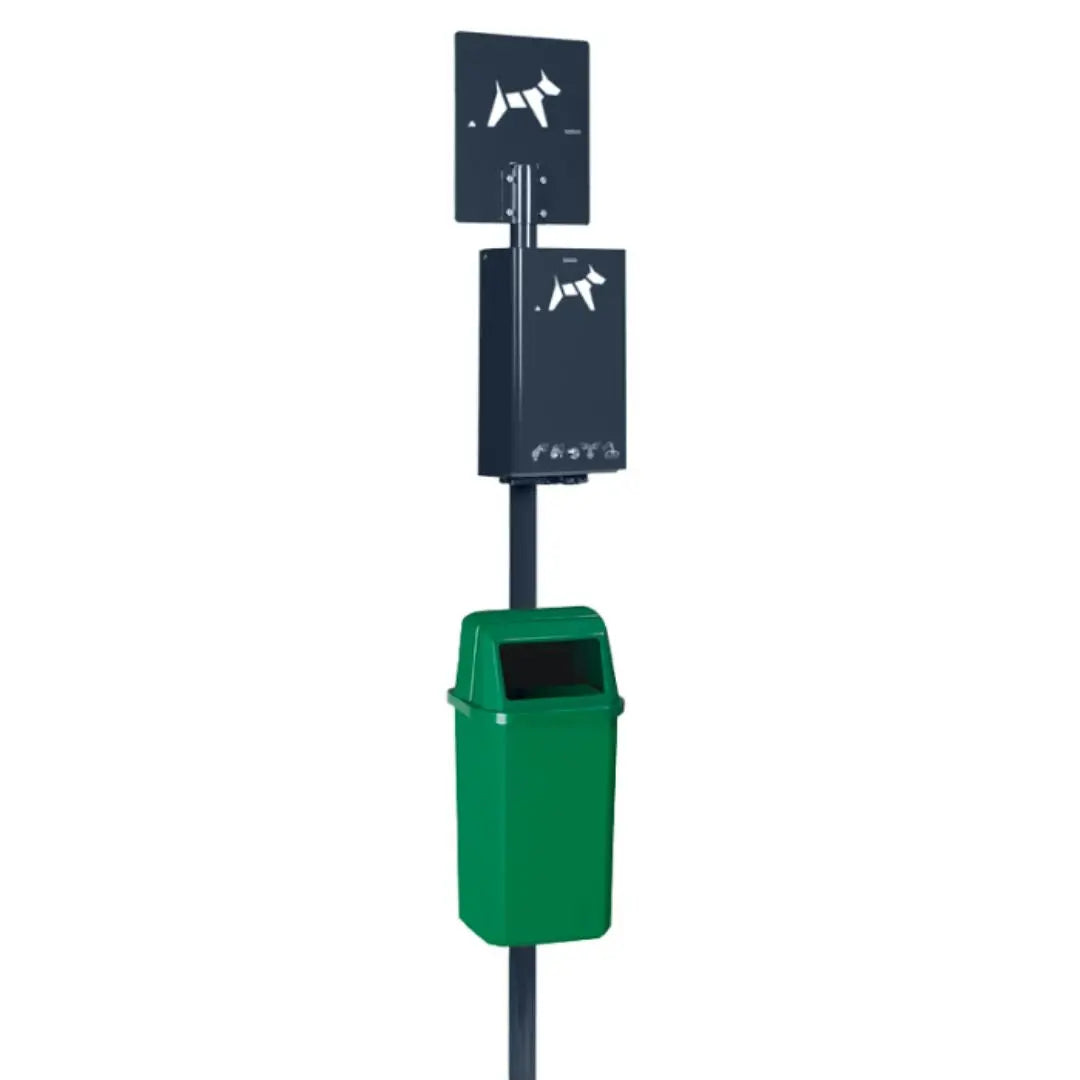 Promo borne hygiène canine Hygeca + corbeille Proximi 23L Rossignol