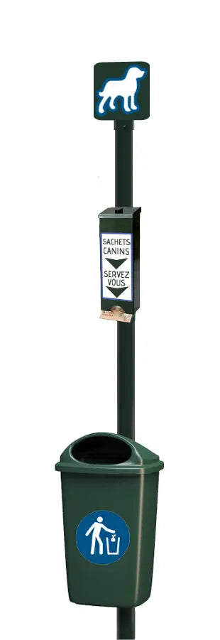 borne de propreté canine