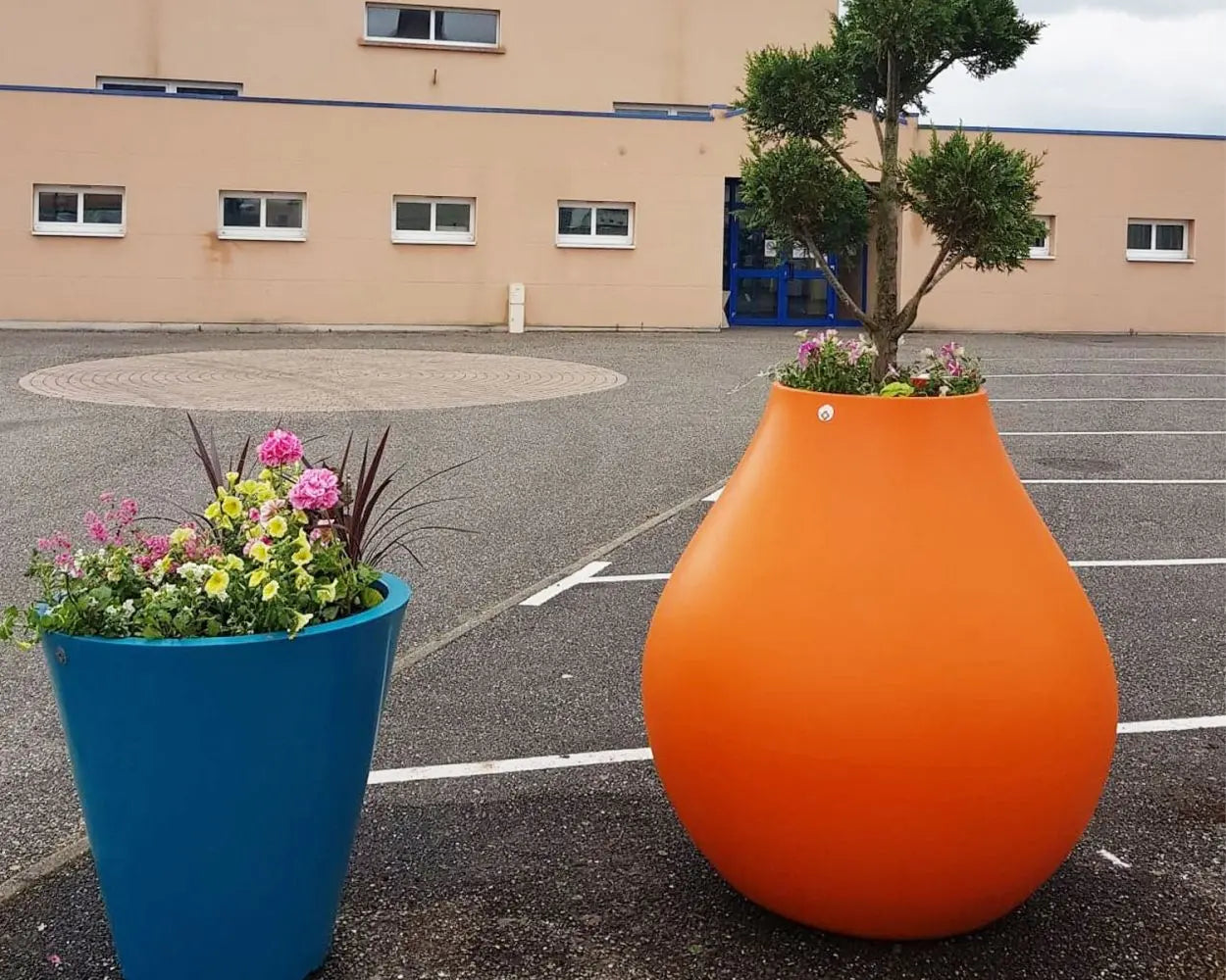 Pot Bulbo grande capacité 600 L ou version avec contrebac 54 L avec fixation anti-basculement