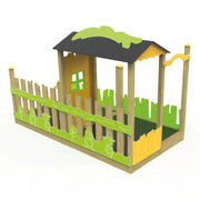 Cabane d ejeu pour enfants avec terrasse EN1176