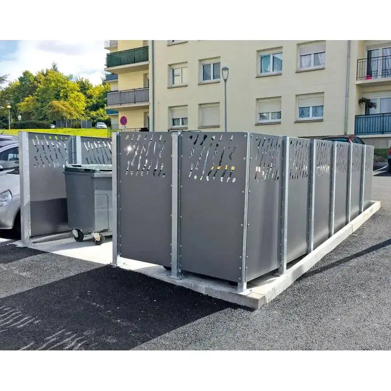 Cache conteneur modulable en acier Venise Procity