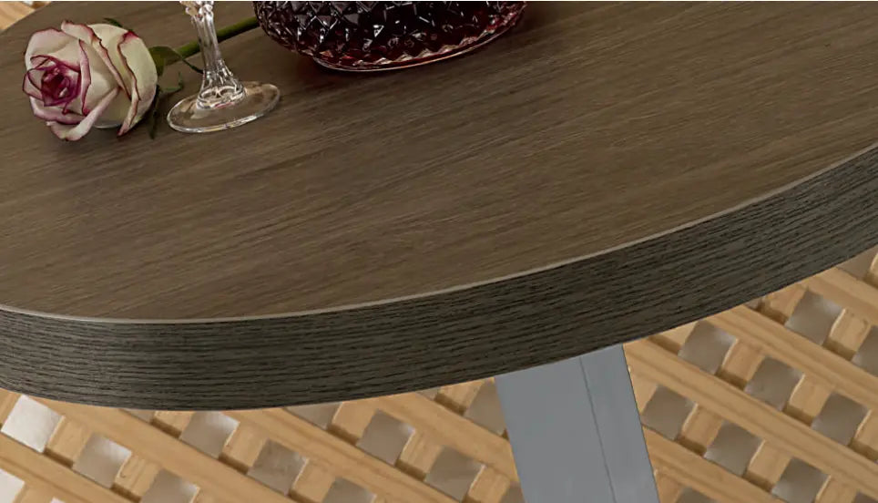 Plateau stratifié chant PVC Ø110 cm france collectivités