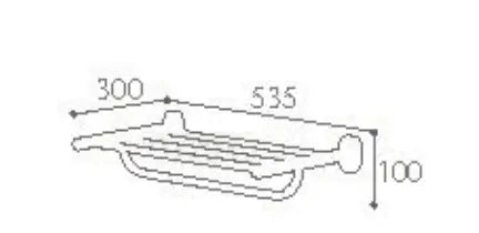 Porte-linge de bain 55 cm Sanea Rossignol