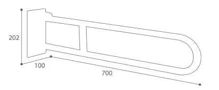 Barre de relèvement relevable 70 cm Biska Rossignol