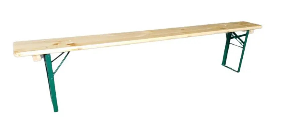 Banc bois cornière pliant 220 x 25 cm - France Collectivités