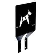 Plaque signalétique pour poteau Arkea canin france collectivités