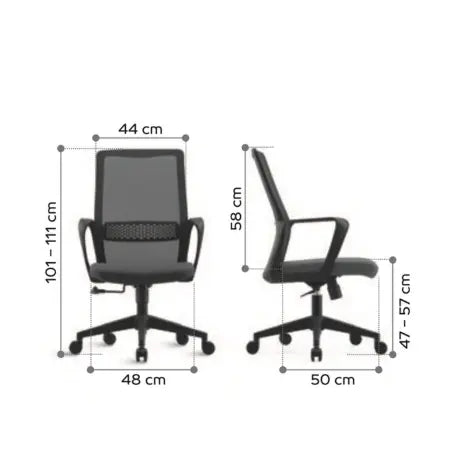 Fauteuil ergonomique Zigy réglage tension de bascule