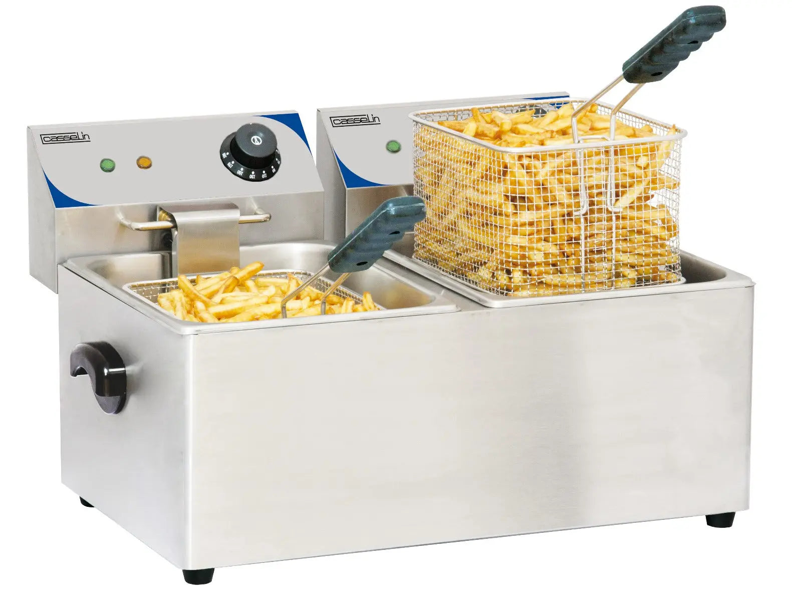 Friteuse électrique 2 x 4 litres Casselin