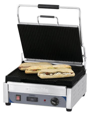 Grill Panini Grand Premium Rainurée - Rainurée avec minuteur Casselin